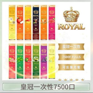 ROYAL皇冠拋棄式電子煙一次性7500口